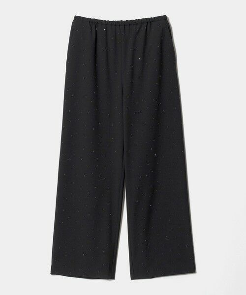 BEAUTY&YOUTH UNITED ARROWS / ビューティー&ユース ユナイテッドアローズ その他パンツ | ラインストーン イージーパンツ ウォッシャブル（BLACK）