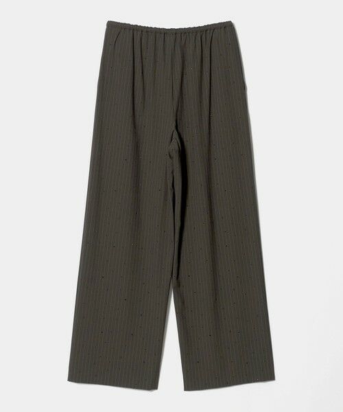 BEAUTY&YOUTH UNITED ARROWS / ビューティー&ユース ユナイテッドアローズ その他パンツ | ラインストーン イージーパンツ ウォッシャブル | 詳細4