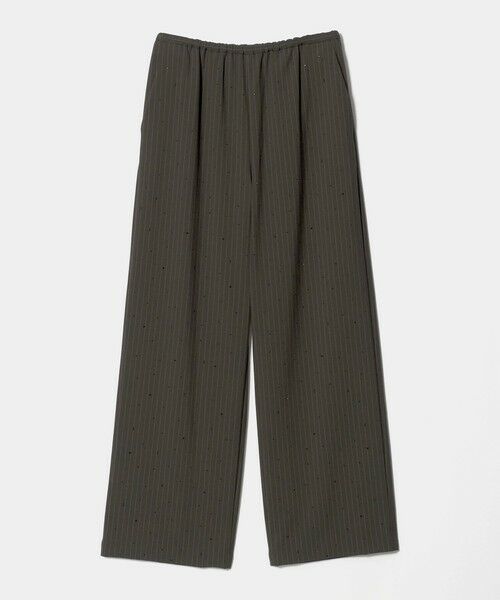 BEAUTY&YOUTH UNITED ARROWS / ビューティー&ユース ユナイテッドアローズ その他パンツ | ラインストーン イージーパンツ ウォッシャブル（DK.BROWN）
