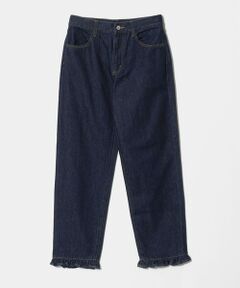BEAUTY&YOUTH UNITED ARROWS / ビューティー&ユース ユナイテッドアローズ デニムパンツ | フリル テーパード デニムパンツ