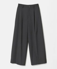 BEAUTY&YOUTH UNITED ARROWS / ビューティー&ユース ユナイテッドアローズ スラックス・ドレスパンツ | 毛ブレンド トロピカル サイドタック ワイドパンツ