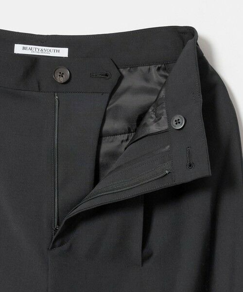 BEAUTY&YOUTH UNITED ARROWS / ビューティー&ユース ユナイテッドアローズ スラックス・ドレスパンツ | 毛ブレンド トロピカル サイドタック ワイドパンツ | 詳細2
