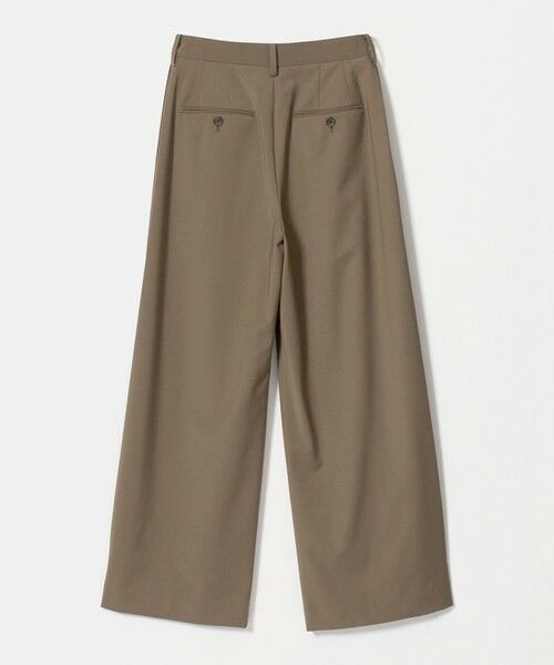 BEAUTY&YOUTH UNITED ARROWS / ビューティー&ユース ユナイテッドアローズ スラックス・ドレスパンツ | 毛ブレンド トロピカル サイドタック ワイドパンツ | 詳細4