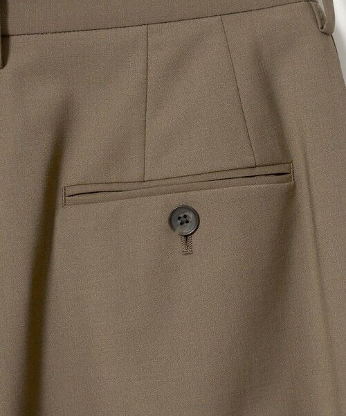 BEAUTY&YOUTH UNITED ARROWS / ビューティー&ユース ユナイテッドアローズ スラックス・ドレスパンツ | 毛ブレンド トロピカル サイドタック ワイドパンツ | 詳細7
