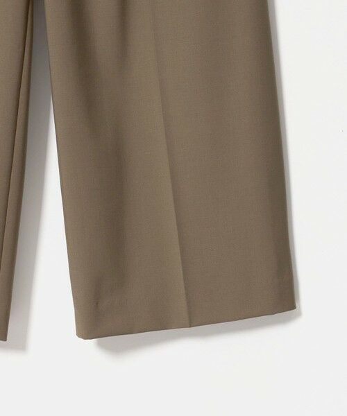 BEAUTY&YOUTH UNITED ARROWS / ビューティー&ユース ユナイテッドアローズ スラックス・ドレスパンツ | 毛ブレンド トロピカル サイドタック ワイドパンツ | 詳細9