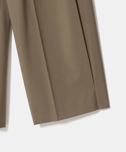 BEAUTY&YOUTH UNITED ARROWS / ビューティー&ユース ユナイテッドアローズ スラックス・ドレスパンツ | 毛ブレンド トロピカル サイドタック ワイドパンツ | 詳細10