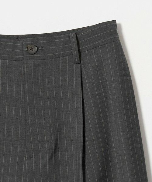BEAUTY&YOUTH UNITED ARROWS / ビューティー&ユース ユナイテッドアローズ スラックス・ドレスパンツ | 毛ブレンド トロピカル サイドタック ワイドパンツ | 詳細16