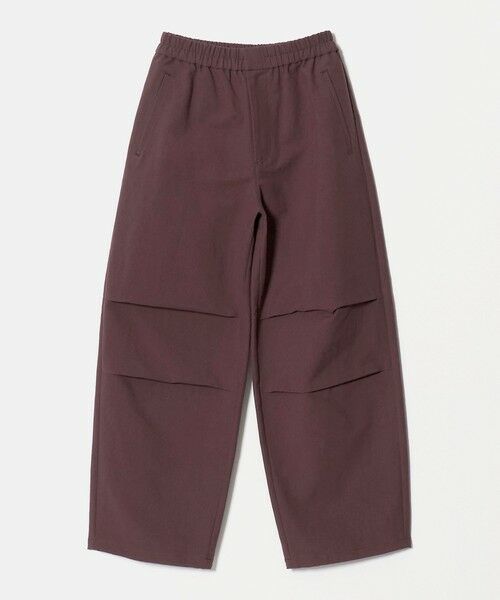 BEAUTY&YOUTH UNITED ARROWS / ビューティー&ユース ユナイテッドアローズ その他パンツ | コットン ダブルクロス ドローストリング パンツ（WINE）
