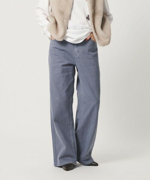 BEAUTY&YOUTH UNITED ARROWS / ビューティー&ユース ユナイテッドアローズ その他パンツ | コットンツイル フェード フレアパンツ(LT.BLUE)