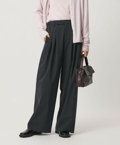 BEAUTY&YOUTH UNITED ARROWS / ビューティー&ユース ユナイテッドアローズ その他パンツ | 毛ポリエステルブレンド ワイドタックパンツ 防シワ ウォッシャブル