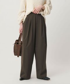 BEAUTY&YOUTH UNITED ARROWS / ビューティー&ユース ユナイテッドアローズ その他パンツ | 毛ポリエステルブレンド ワイドタックパンツ 防シワ ウォッシャブル