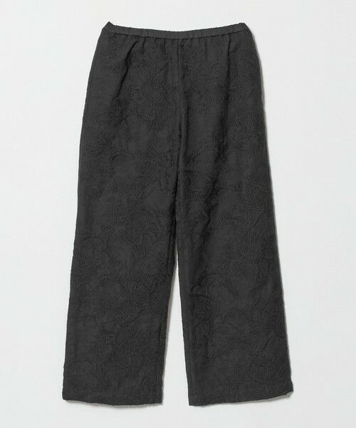 BEAUTY&YOUTH UNITED ARROWS / ビューティー&ユース ユナイテッドアローズ その他パンツ | ジャガード ペイズリー エンブロイダリー ドローストリングパンツ（BLACK）