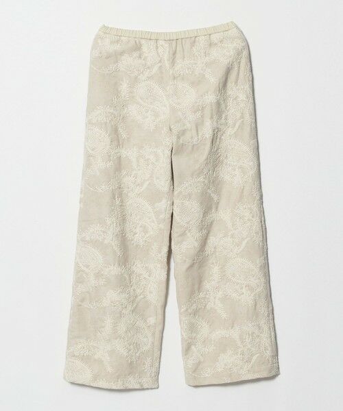BEAUTY&YOUTH UNITED ARROWS / ビューティー&ユース ユナイテッドアローズ その他パンツ | ジャガード ペイズリー エンブロイダリー ドローストリングパンツ（NATURAL）