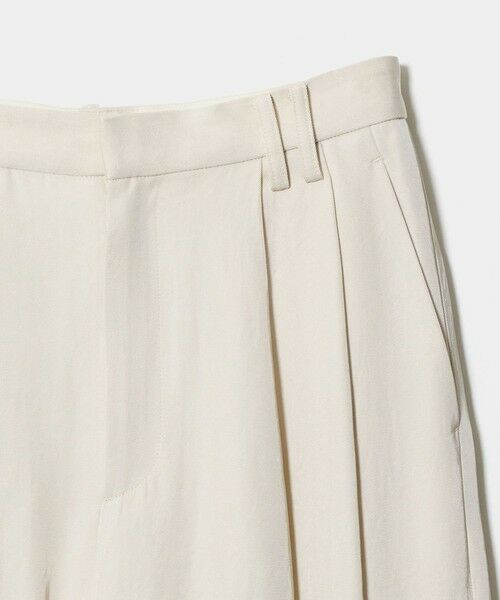 BEAUTY&YOUTH UNITED ARROWS / ビューティー&ユース ユナイテッドアローズ その他パンツ | アセテート 2タック ワイドストレートパンツ ウォッシャブル/オフホワイト | 詳細2