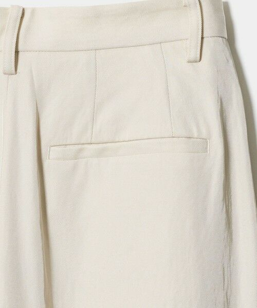 BEAUTY&YOUTH UNITED ARROWS / ビューティー&ユース ユナイテッドアローズ その他パンツ | アセテート 2タック ワイドストレートパンツ ウォッシャブル/オフホワイト | 詳細4