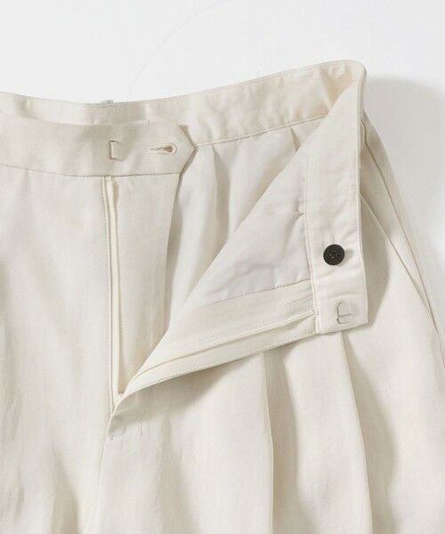 BEAUTY&YOUTH UNITED ARROWS / ビューティー&ユース ユナイテッドアローズ その他パンツ | アセテート 2タック ワイドストレートパンツ ウォッシャブル/オフホワイト | 詳細5