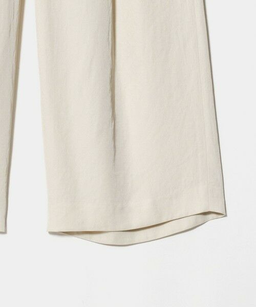 BEAUTY&YOUTH UNITED ARROWS / ビューティー&ユース ユナイテッドアローズ その他パンツ | アセテート 2タック ワイドストレートパンツ ウォッシャブル/オフホワイト | 詳細6