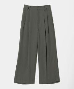 BEAUTY&YOUTH UNITED ARROWS / ビューティー&ユース ユナイテッドアローズ その他パンツ | アセテート 2タック ワイドストレートパンツ ウォッシャブル