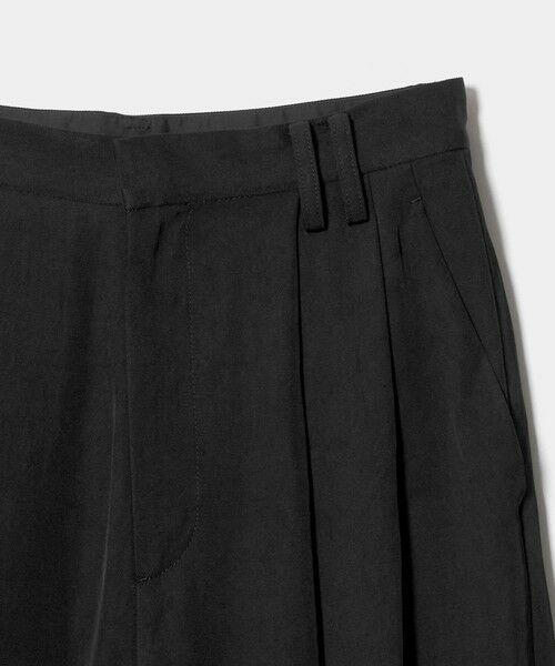 BEAUTY&YOUTH UNITED ARROWS / ビューティー&ユース ユナイテッドアローズ その他パンツ | アセテート 2タック ワイドストレートパンツ ウォッシャブル | 詳細1
