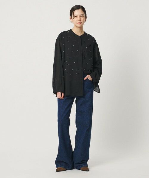 BEAUTY&YOUTH UNITED ARROWS / ビューティー&ユース ユナイテッドアローズ デニムパンツ | コットンブレンド デニムフレアパンツ | 詳細4