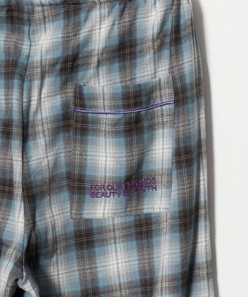 BEAUTY&YOUTH UNITED ARROWS / ビューティー&ユース ユナイテッドアローズ その他パンツ | 【別注】＜TOKI＞チェック ワイドパンツ | 詳細4