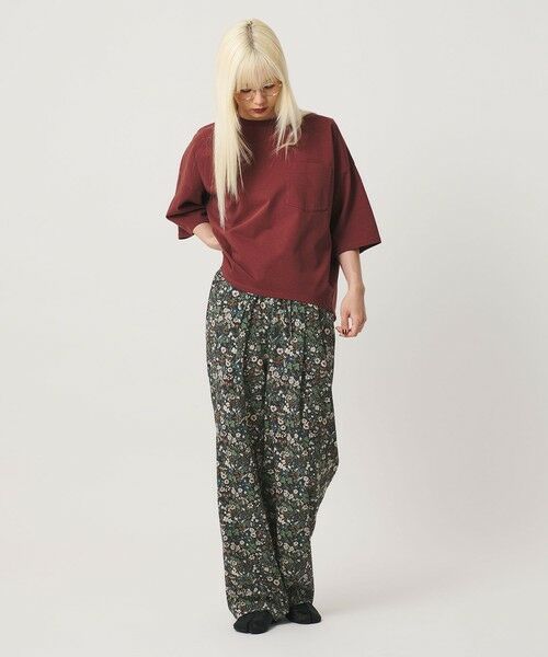 BEAUTY&YOUTH UNITED ARROWS / ビューティー&ユース ユナイテッドアローズ その他パンツ | 【WEB限定】フラワープリント イージーパンツ ウォッシャブル | 詳細3