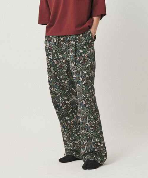 BEAUTY&YOUTH UNITED ARROWS / ビューティー&ユース ユナイテッドアローズ その他パンツ | 【WEB限定】フラワープリント イージーパンツ ウォッシャブル（BLACK）