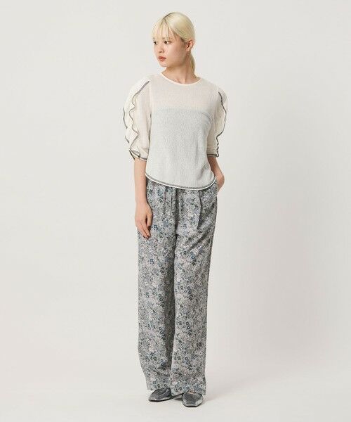 BEAUTY&YOUTH UNITED ARROWS / ビューティー&ユース ユナイテッドアローズ その他パンツ | 【WEB限定】フラワープリント イージーパンツ ウォッシャブル | 詳細6