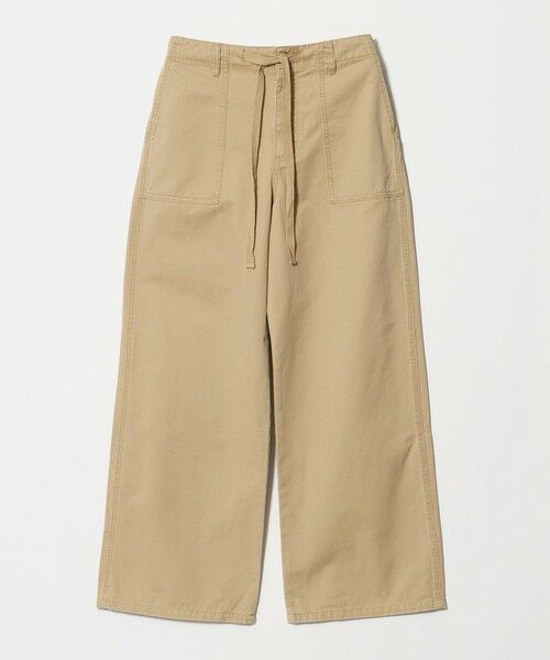 BEAUTY&YOUTH UNITED ARROWS / ビューティー&ユース ユナイテッドアローズ その他パンツ | 【WEB限定】コットン ベイカーイージーパンツ ウォッシャブル（BEIGE）