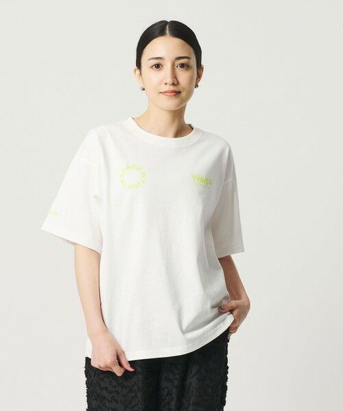 BEAUTY&YOUTH UNITED ARROWS / ビューティー&ユース ユナイテッドアローズ カットソー | 【別注】＜TOKI＞プリント ショートスリーブ Tシャツ（WHITE）