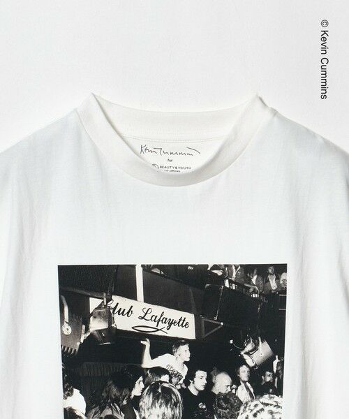 BEAUTY&YOUTH UNITED ARROWS / ビューティー&ユース ユナイテッドアローズ カットソー | 【別注】Kevin Cummins フォトプリント ショートスリーブ Tシャツ | 詳細6