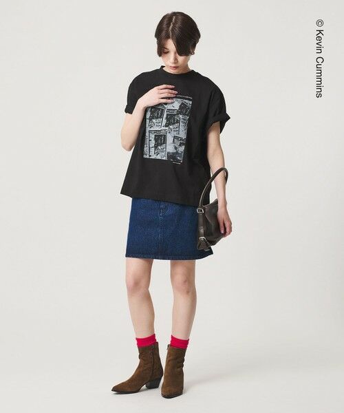 BEAUTY&YOUTH UNITED ARROWS / ビューティー&ユース ユナイテッドアローズ カットソー | 【別注】Kevin Cummins フォトプリント ショートスリーブ Tシャツ | 詳細17
