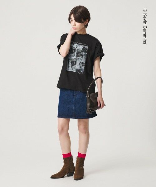 BEAUTY&YOUTH UNITED ARROWS / ビューティー&ユース ユナイテッドアローズ カットソー | 【別注】Kevin Cummins フォトプリント ショートスリーブ Tシャツ | 詳細18