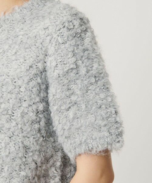 BEAUTY&YOUTH UNITED ARROWS / ビューティー&ユース ユナイテッドアローズ ニット・セーター | ループフェザーヤーン ハーフスリーブ ニットプルオーバー | 詳細12