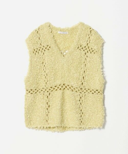 BEAUTY&YOUTH UNITED ARROWS / ビューティー&ユース ユナイテッドアローズ ベスト | パッチワーク Vネック ニットベスト | 詳細11