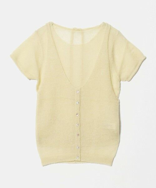 BEAUTY&YOUTH UNITED ARROWS / ビューティー&ユース ユナイテッドアローズ ニット・セーター | ホルターネック レイヤード ニットプルオーバー ウォッシャブル（CREAM）