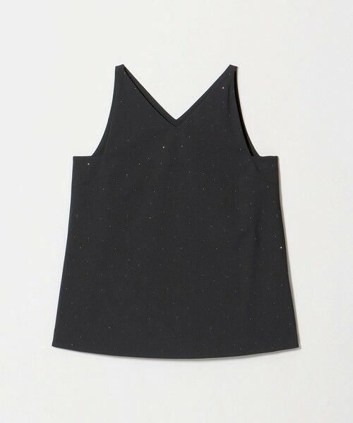 BEAUTY&YOUTH UNITED ARROWS / ビューティー&ユース ユナイテッドアローズ キャミソール・チューブトップ | ラインストーン ノースリーブチュニック ウォッシャブル（BLACK）