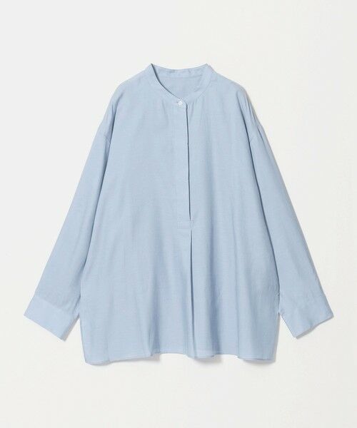 BEAUTY&YOUTH UNITED ARROWS / ビューティー&ユース ユナイテッドアローズ シャツ・ブラウス | キュプラコットン スキッパー ブラウス（LT.BLUE）