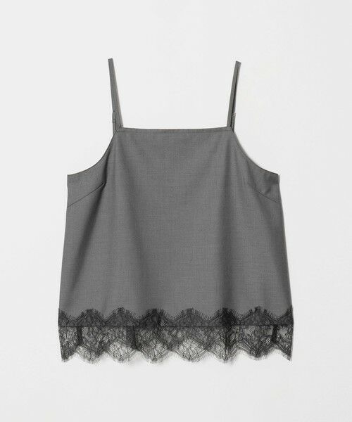 BEAUTY&YOUTH UNITED ARROWS / ビューティー&ユース ユナイテッドアローズ キャミソール・チューブトップ | 【WEB限定】レースキャミソール ウォッシャブル（MD.GRAY）