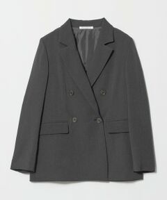 BEAUTY&YOUTH UNITED ARROWS / ビューティー&ユース ユナイテッドアローズ テーラードジャケット | ポリエステルブレンド メランジ ダブルジャケット 防シワ