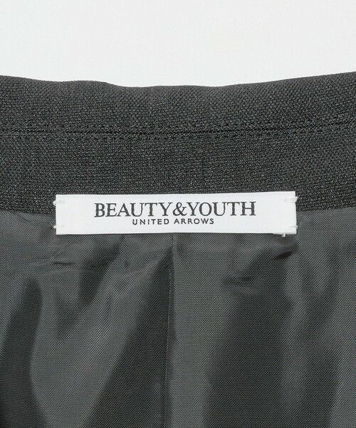 BEAUTY&YOUTH UNITED ARROWS / ビューティー&ユース ユナイテッドアローズ テーラードジャケット | ポリエステルブレンド メランジ ダブルジャケット 防シワ | 詳細7