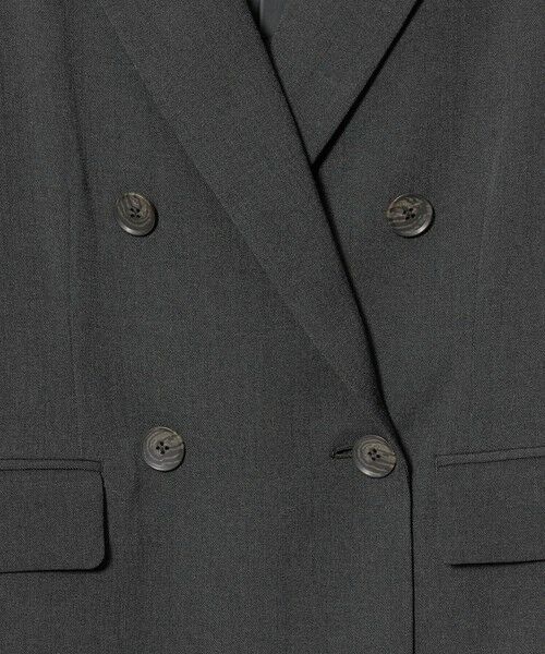 BEAUTY&YOUTH UNITED ARROWS / ビューティー&ユース ユナイテッドアローズ テーラードジャケット | ポリエステルブレンド メランジ ダブルジャケット 防シワ | 詳細6