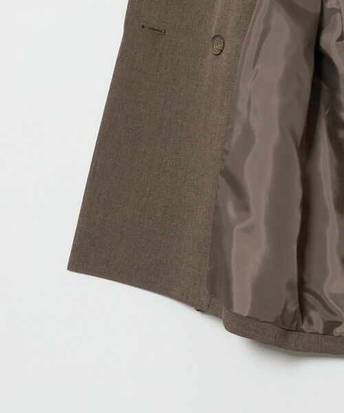 BEAUTY&YOUTH UNITED ARROWS / ビューティー&ユース ユナイテッドアローズ テーラードジャケット | ポリエステルブレンド メランジ ダブルジャケット 防シワ | 詳細11