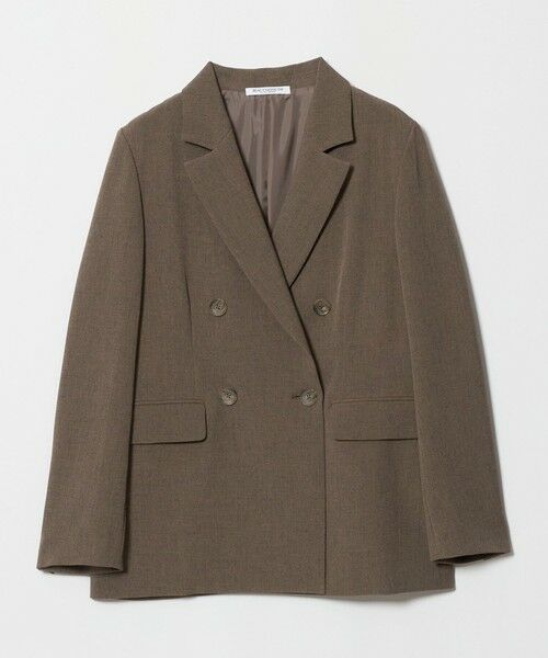 BEAUTY&YOUTH UNITED ARROWS / ビューティー&ユース ユナイテッドアローズ テーラードジャケット | ポリエステルブレンド メランジ ダブルジャケット 防シワ（MOCA）