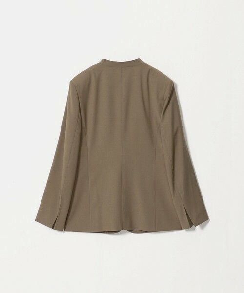 BEAUTY&YOUTH UNITED ARROWS / ビューティー&ユース ユナイテッドアローズ ノーカラージャケット | 毛ポリエステルブレンド トロピカル カラーレスジャケット | 詳細4