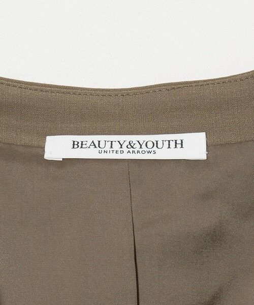 BEAUTY&YOUTH UNITED ARROWS / ビューティー&ユース ユナイテッドアローズ ノーカラージャケット | 毛ポリエステルブレンド トロピカル カラーレスジャケット | 詳細11