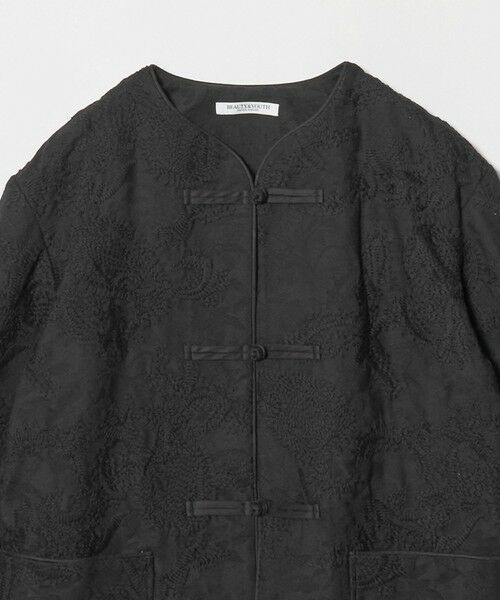 BEAUTY&YOUTH UNITED ARROWS / ビューティー&ユース ユナイテッドアローズ テーラードジャケット | ジャガード ペイズリー エンブロイダリー ジャケット | 詳細2