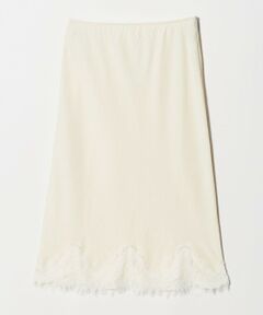 BEAUTY&YOUTH UNITED ARROWS / ビューティー&ユース ユナイテッドアローズ ロング・マキシ丈スカート | レース サテン ナロースカート ウォッシャブル