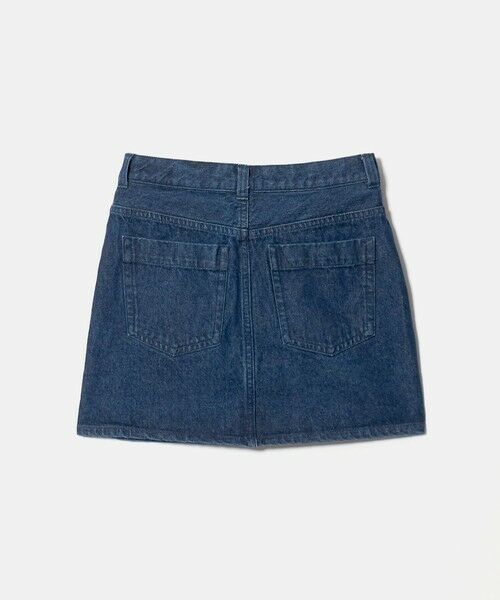 BEAUTY&YOUTH UNITED ARROWS / ビューティー&ユース ユナイテッドアローズ ミニ・ひざ丈スカート | コットンブレンド デニム ミニスカート | 詳細1