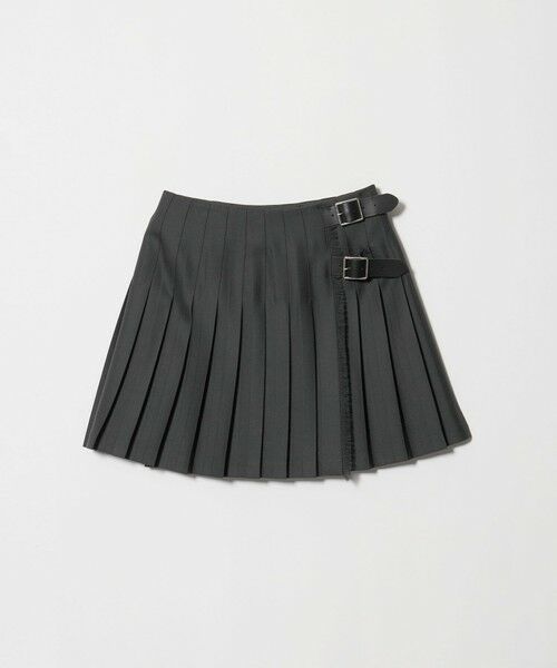 BEAUTY&YOUTH UNITED ARROWS / ビューティー&ユース ユナイテッドアローズ ロング・マキシ丈スカート | 【別注】＜O'NEIL of DUBLIN＞プリーツ ミニスカート（DK.GRAY）